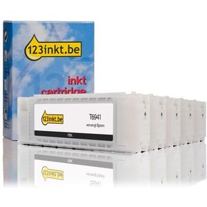 Inktpatroon Epson T694 multipack 2 zwart + 3 kleur (123inkt huismerk)