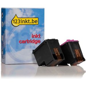 Inktpatroon 123inkt huismerk vervangt HP 901XL (SD519AE) dubbelpak zwart en kleur