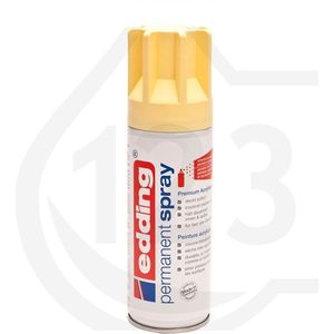 Edding 5200 permanente acrylverf spray mat pastelgeel (200 ml)