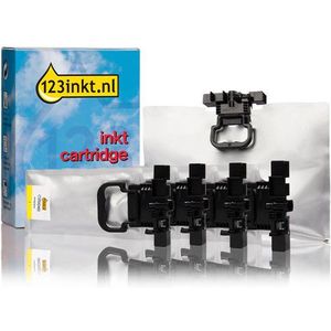 Inktpatroon Epson aanbieding: C13T01D serie 2x zwart + 3 kleuren hoge capaciteit (123inkt huismerk)