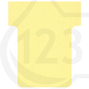 Nobo T-kaarten geel maat 1,5 (100 stuks)