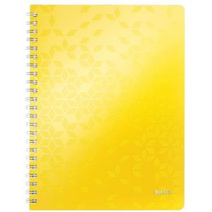 Leitz 4637 WOW spiraalschrift A4 gelijnd 80 g/m² 80 vellen geel