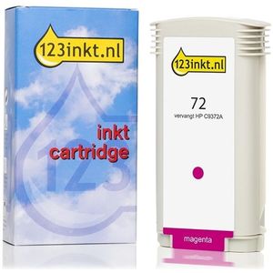 123inkt huismerk vervangt HP 72 (C9372A) inktcartridge magenta hoge capaciteit