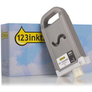 Canon PFI-1300MBK inktcartridge mat zwart (123inkt huismerk)
