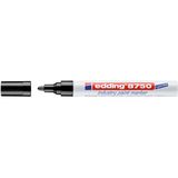 Edding 8750 industriële paint marker zwart (2 - 4 mm rond)