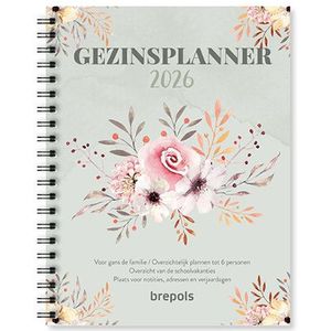 Brepols gezinsplanner met weekoverzicht 2026 NL