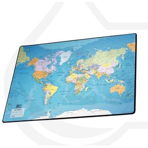 Esselte bureauonderlegger 54 x 41 cm wereldkaart