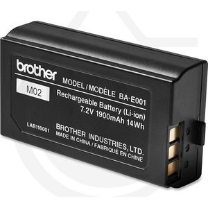 Brother BA-E001 oplaadbare batterij voor beletteringsystemen