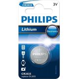 Philips CR2025 Lithium knoopcel batterij 1 stuk