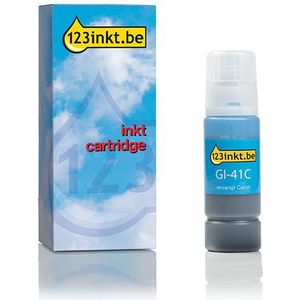 Inktpatroon Canon GI-41C inktfles cyaan (123inkt huismerk)