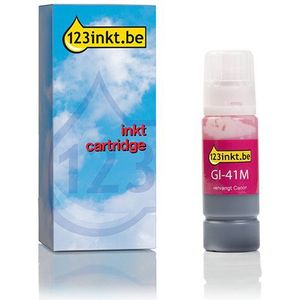 Inktpatroon Canon GI-41M inktfles magenta (123inkt huismerk)