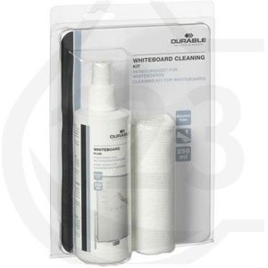Durable whiteboard cleaning kit