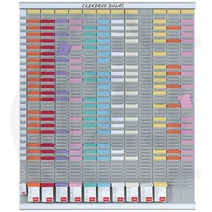 Nobo T-kaart planningset jaarplanner (13 panelen, 54 sleuven)