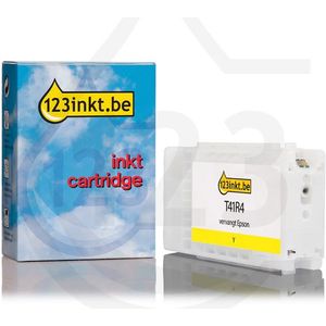 Epson T41R4 inktcartridge geel (123inkt huismerk)