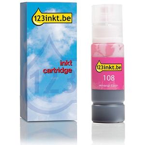 Epson 108 inkttank licht magenta (123inkt huismerk)