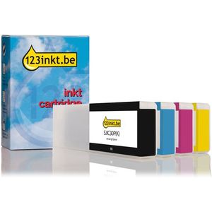 Inktpatroon Epson aanbieding: SJIC30P-serie zwart + 3 kleuren (123inkt huismerk)