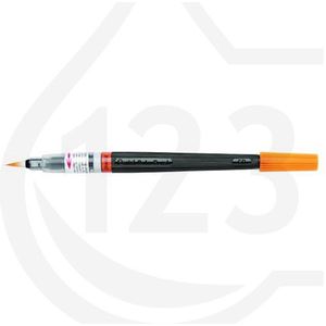 Pentel XGFL penseelstift oranje