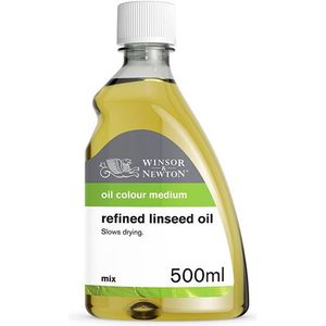 Winsor & Newton geraffineerde lijnolie (500 ml)