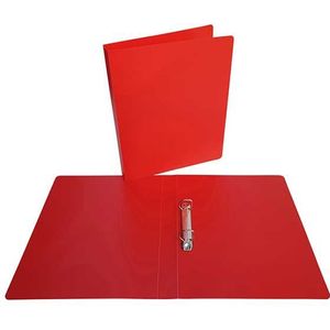 Bronyl ringmap met 2 D-ringen rood (35 mm)