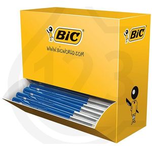 BIC M10 Clic balpen medium blauw voordeelpak (100 stuks)