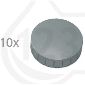 Maul magneten 32 mm grijs (10 stuks)