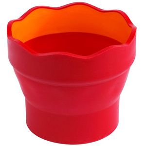 Faber-Castell watercup Clic&Go rood/oranje