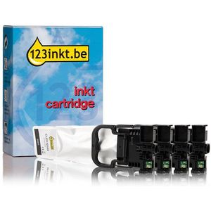 Inktpatroon Epson aanbieding: C13T11D serie zwart + 3 kleuren (123inkt huismerk)