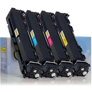 Toner Canon aanbieding: 054 BK, C, M, Y zwart + 3 kleuren (123inkt huismerk)