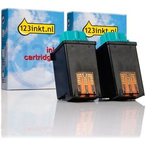 Lexmark aanbieding: 2 x Nr.50 (17G0050) inktcartridge zwart (123inkt huismerk)