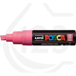 POSCA PC-8K verfmarker roze (8 mm schuin)