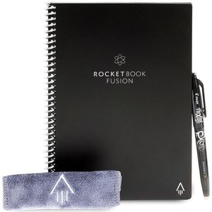 Rocketbook Fusion herbruikbaar notitieboek/planner A5 zwart (21 vellen)