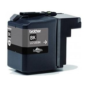 Brother LC-12EBK inktcartridge zwart (origineel)