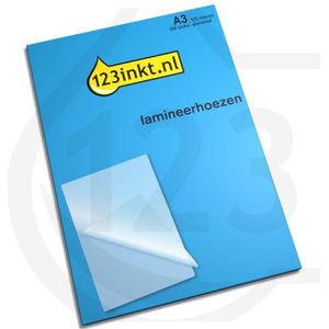 123inkt document lamineerhoes A3 glanzend 2x125 micron (100 stuks)