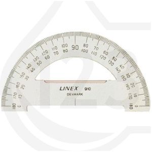 Linex gradenboog 100 mm 180 graden transparant