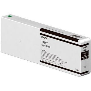 Epson T8047 inktcartridge licht zwart (origineel)