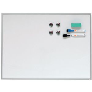 Nobo whiteboard met aluminium lijst 58,5 x 43 cm wit
