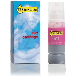 Epson 107 inkttank licht magenta (123inkt huismerk)