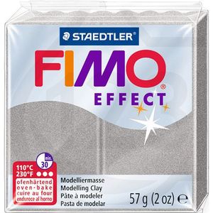 Staedtler Fimo effect klei 57g metallic zilver | 81