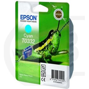 Epson T0332 inktcartridge cyaan (origineel)