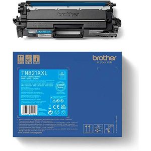 Brother TN-821XXL C toner cyaan extra hoge capaciteit (origineel)