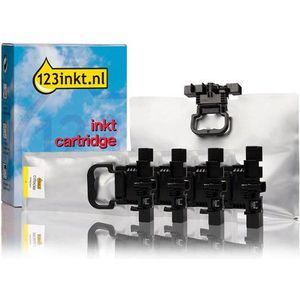 Inktpatroon Epson aanbieding: C13T01C serie 2x zwart + 3 kleuren (123inkt huismerk)