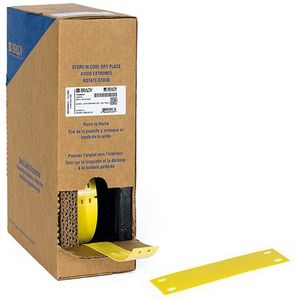 Brady BM-15x75-7643-YL polyurethaan tags geel 15 mm x 75 mm (origineel)