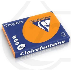 Clairefontaine gekleurd papier fluo-oranje 80 g/m² A3 (500 vellen)
