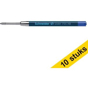 Aanbieding: 10x Schneider Slider 755 XB navulling blauw