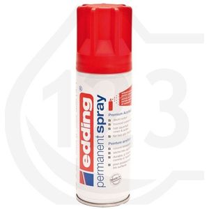 Edding 5200 permanente acrylverf spray mat verkeersrood (200 ml)