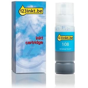 Epson 108 inkttank cyaan (123inkt huismerk)