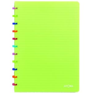 Atoma Tutti Frutti geruit schrift A4 transparant groen 72 vellen (4 x 8 mm)