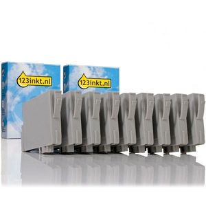 Inktpatroon Epson aanbieding: T059-serie 4 soorten zwart + 5 kleuren (123inkt huismerk)