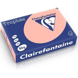 Clairefontaine gekleurd papier perzik 80 g/m² A4 (500 vellen)