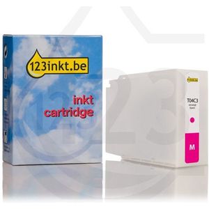 Epson T04C3 inktcartridge magenta hoge capaciteit (123inkt huismerk)